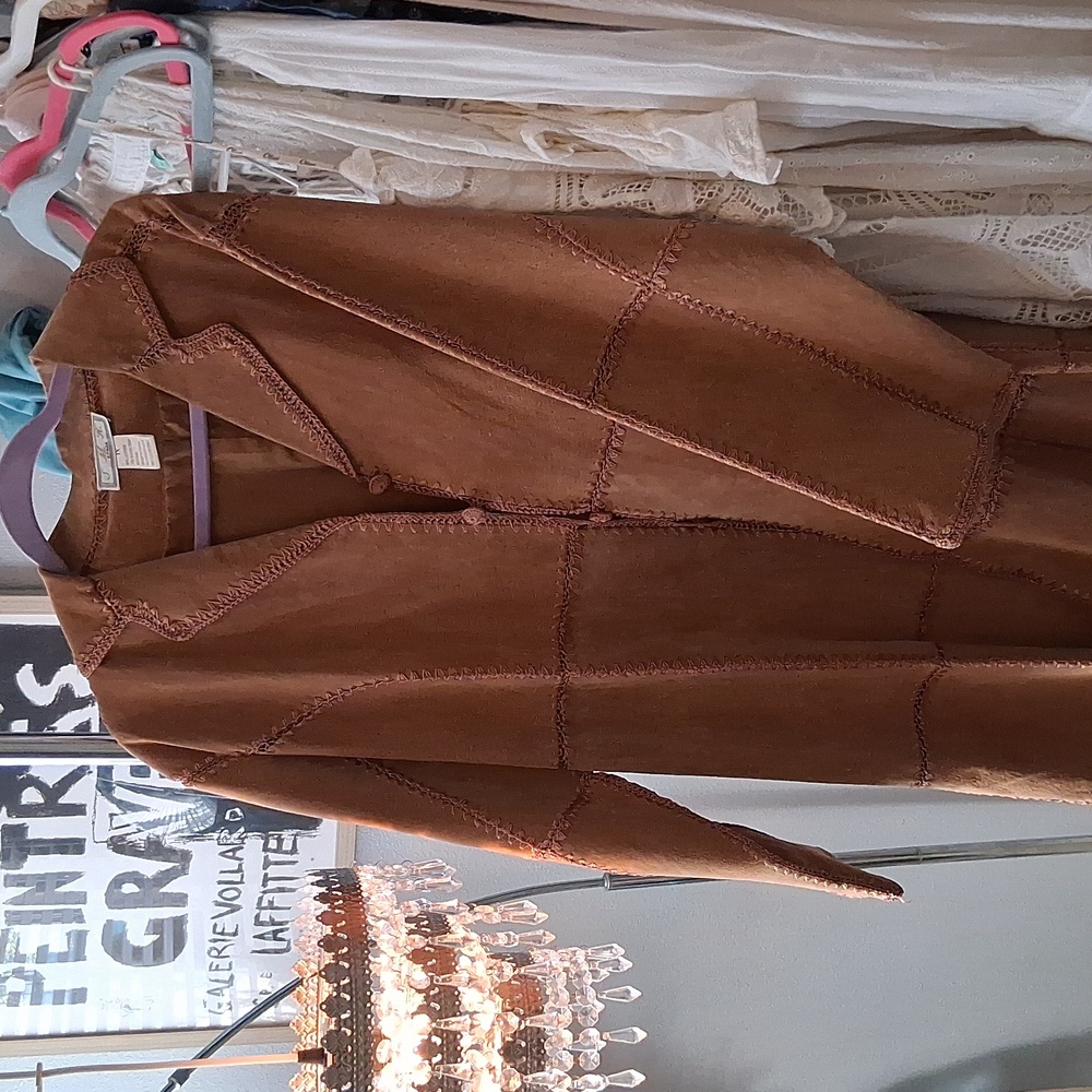 SMH suede leather duster 1X